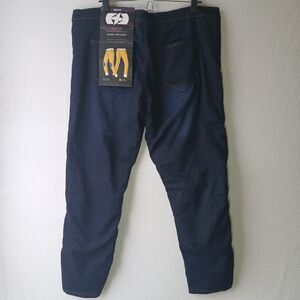 OXFORD SUPER JEGGINGS LADIES PANT Indigo Plus Size 18 Cropped Knee Pads #754